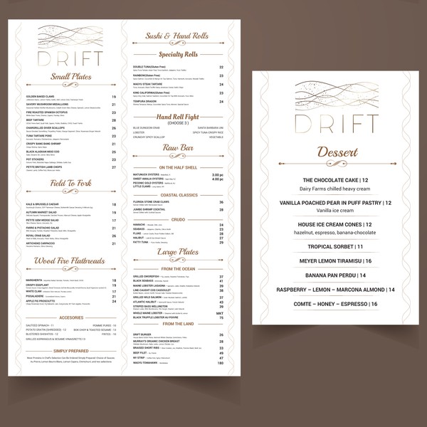 Design by bpgraphiczone titled "Menu Design"