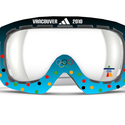 Design adidas goggles for Winter Olympics Diseño de Grafic2