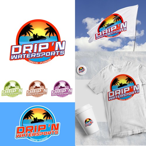 Logo Design for a Watersports and Boat Rental Company Based in Destin Florida Design by DesignBelle ☑