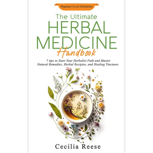 Powerful eye-catching cover for a beginners herbal medicine book Design by Aleaca