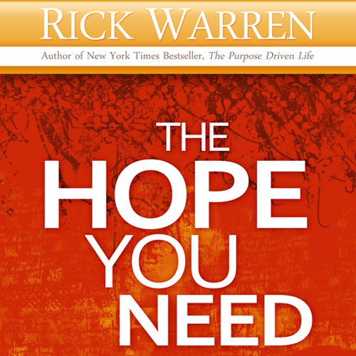 Design Rick Warren's New Book Cover Design por blooji