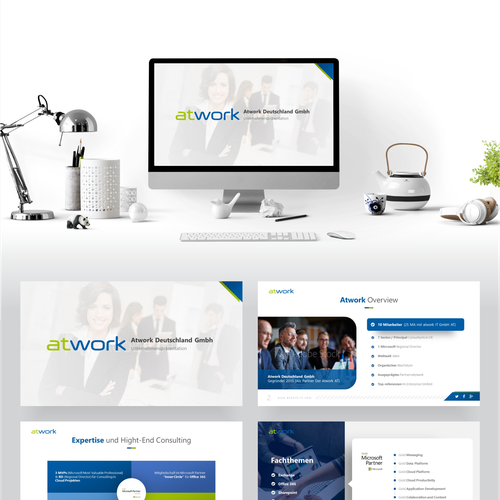 Proposta di design per un contest della categoria Modello PowerPoint realizzata da GolDsign