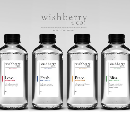 Wishberry & Co - Bath and Body Care Line Design by Mirza Agić
