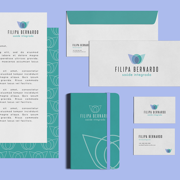 Visual Identity and Graphic Materials for Filipa Bernardo Saúde Integrada
