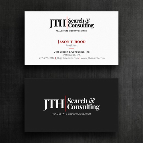 Business Card Design for Executive Search Firm Design by Felix SH