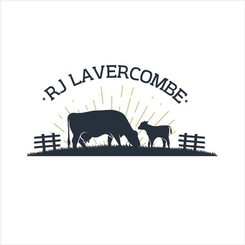 Cattle Farming Logo Design by DADDesigns