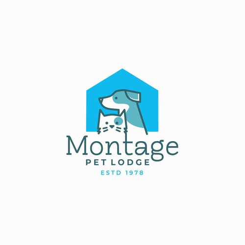 Pet hotel logo Design by zlvvvv