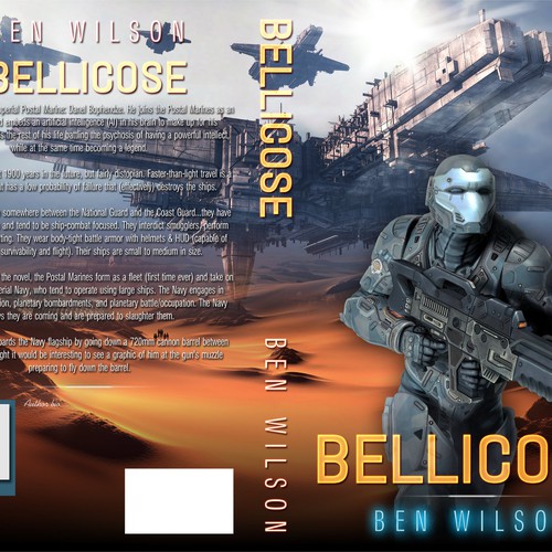 Sci-Fi Novel Cover Design, Start of Series. Design by Max63