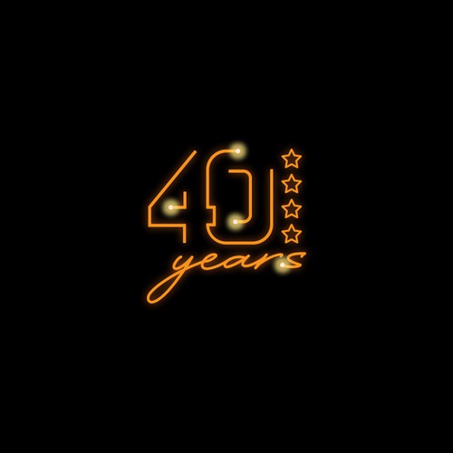 Looking for a modern, expressive 40 years jubilee logo Design by shumada