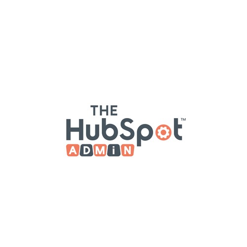 Bold logo that unites and champions the HubSpot Admin Design by QuickCrea™
