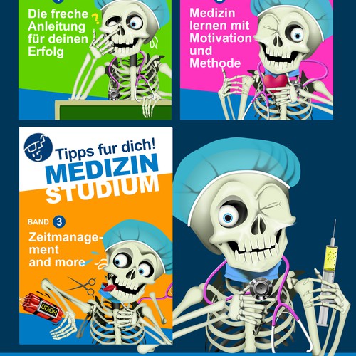 Awaken Three Skeletons For Coaching Medical Students Character Or Mascot Contest 99designs