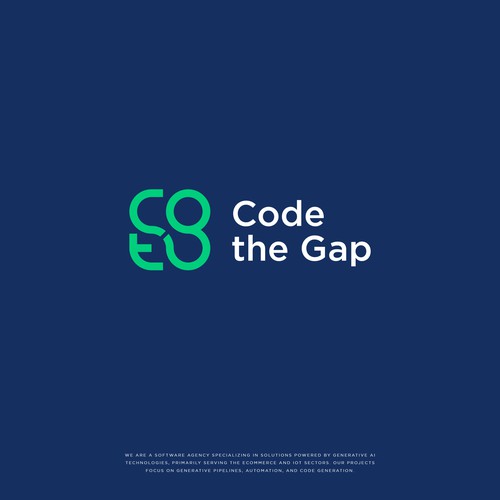 tech-inspired logo for software agency Design by NouNouArt