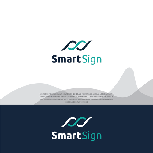 Logo for smartsign a digital signature portal Design réalisé par #Kaylee#