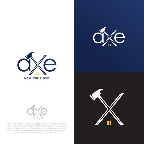 aXe Marketing Group needs a cool and creative logo Design by Dadisigner