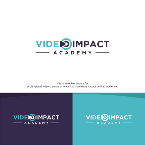 online video creator course logo Design by ll Myg ll Project