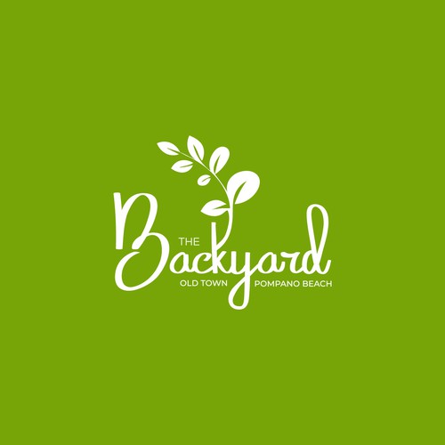 Pompano Beach CRA - The Backyard Old Town Pompano Logo Design by Hony