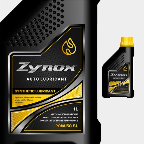 auto lubricant label design | strong , modern and powerful Design by sasidesign
