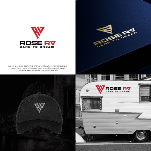 SOPHISTICATED LOGO FOR LUXURIOUS CARAVAN COMPANY Design by pixelamazers