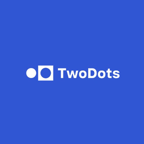 Two Dots Software Fraud Prevention Logo Design - Modern and Simple! Design by 3whales studio