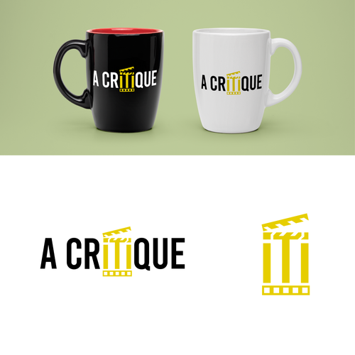 What would a film critique logo look like? Design by Big Pine Design