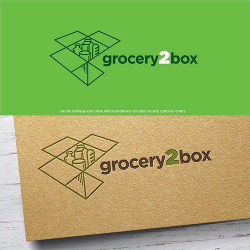 we need powerful logo design for our online grocery store Réalisé par F3design™⭐