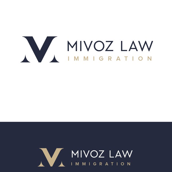 Design by David_32 titled "Mivoz law logo "