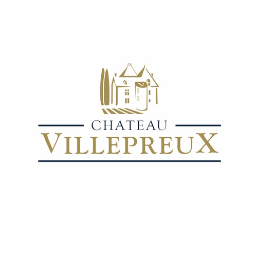 Karen FariaさんのModern new logo for French chateau and vineyardデザイン