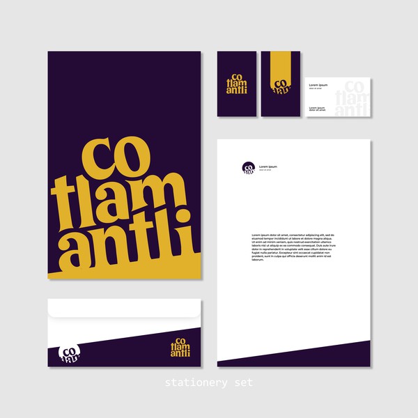 Ontwerp door cotlamantli genaamd "Stationery Set"