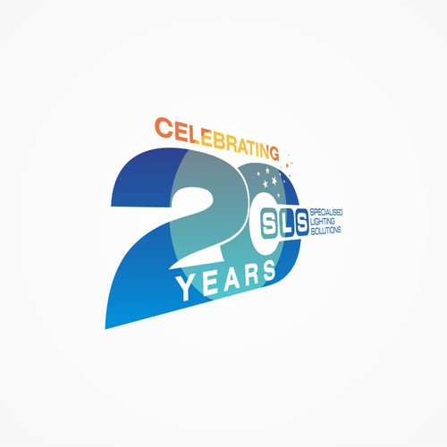 Celebrating 20 years LOGO Ontwerp door Webastyle