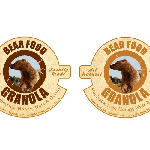print or packaging design for Bear Food, Inc デザイン by Kiwii