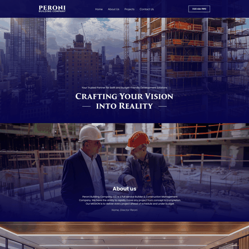 PBC website Design by appleby