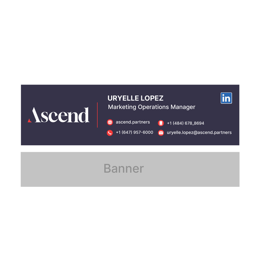 Design di Ascend Partners New Branded Email Signature di Ganesh Anvekar