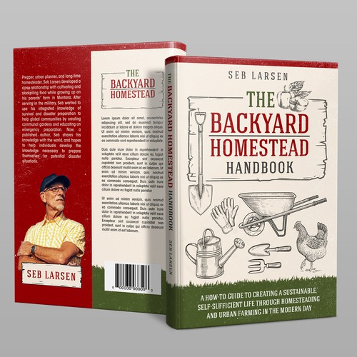 Backyard Homesteading & Urban Farming Book Cover Design Design by ianskey