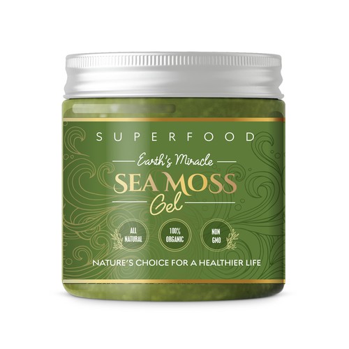 Diseño de Design a Label for our Sea Moss Gel Product de DSB Graphic Design