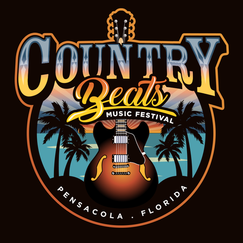 Iconic logo for iconic event for country music festivals in Florida Design by Jacob Gomes