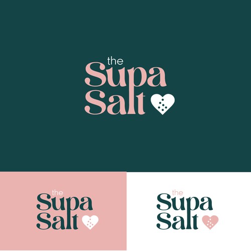 Amazing Salt product logo design! Design by BeGood Studio