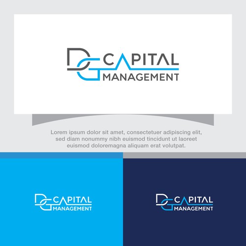 Logo & Brand guide for DG Capital Management an options trading Hedge Fund. Design by rouf_art