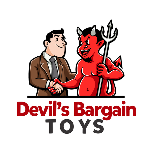 Quirky Retro action figure company logo Design by Rojo Brono