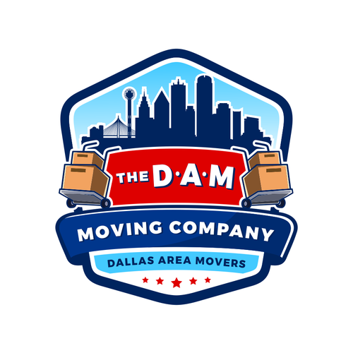 Design a fun, high-quality logo for The DAM Moving Company Design by Gloxee