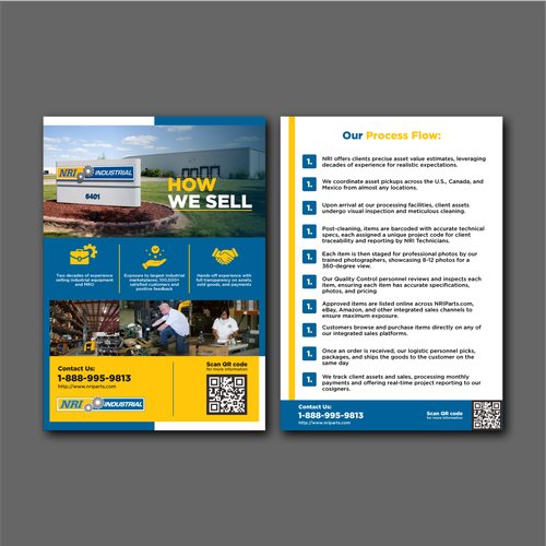 Design a brochure on our product processing journey Design by Dedek Wahyu