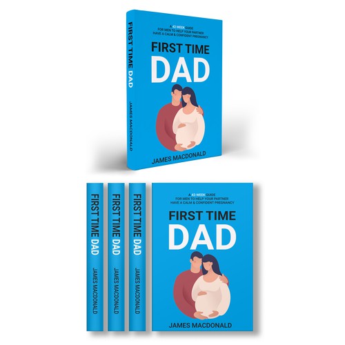 Book cover art appealing to First Time Dad & Expectant Mums Design réalisé par Masud007