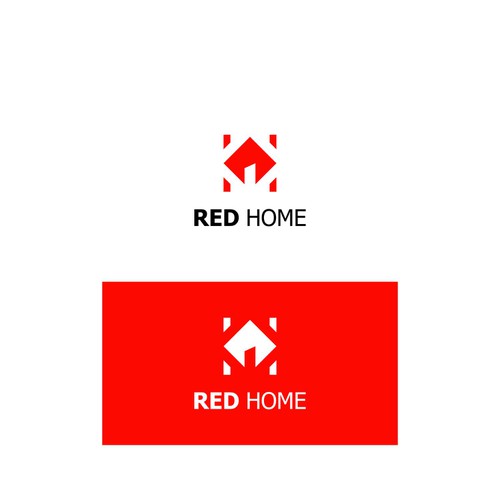 logo for Red Home Design réalisé par Gold Ladder Studios