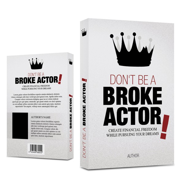 Design by graphissimo titled "DON'T BE A BROKE ACTOR"