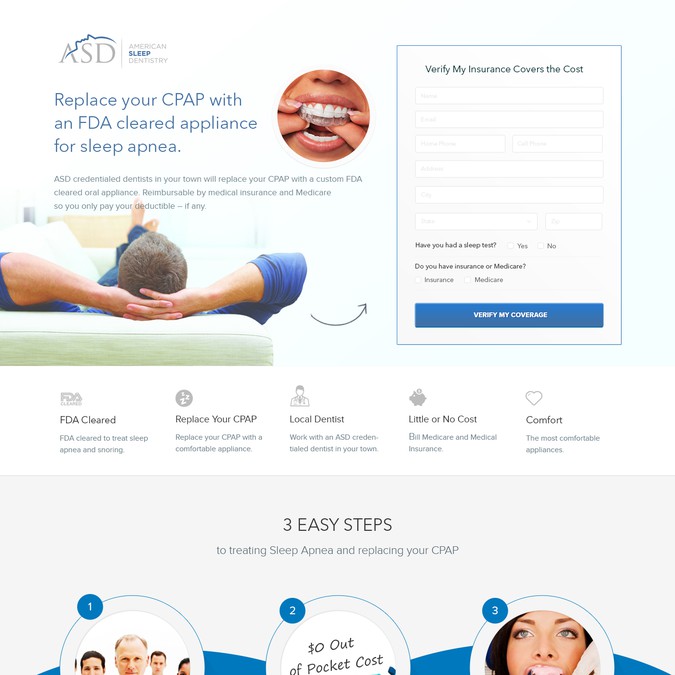 Lead Generation Landing Page | Landing page design contest