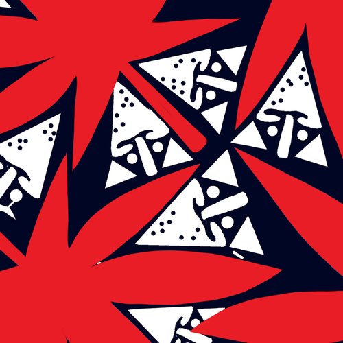 M.C. Escher inspired Illustration/Shirt design for fellow psychonauts. Design by Cara Mel