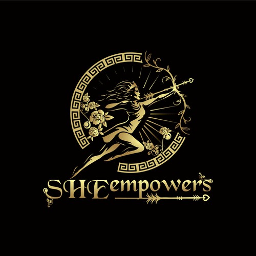 SHEempowers - luxurious design of a woman preferrably in some kind of a circle to appeal to women professionals Design by R23 Rully.R