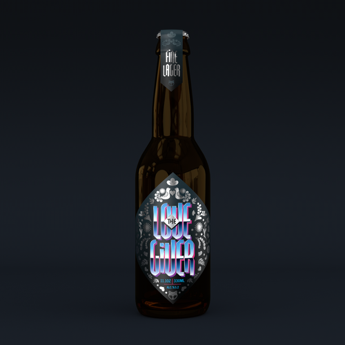 Beer **bottle** label Design by Han van Oss
