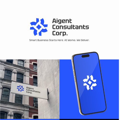 AI Agent Company: Appealing to small to medium sized businesses. Design by Hicham.design