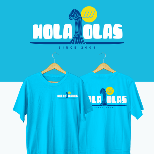 Hola Olas tee Design by raf7371