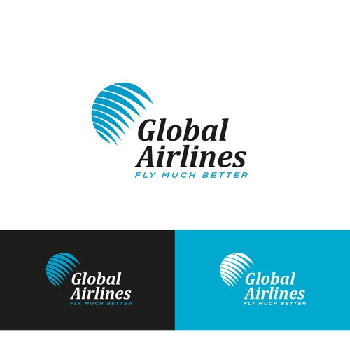 Take off! A Brand New Global Airline logo! Design by rinsku